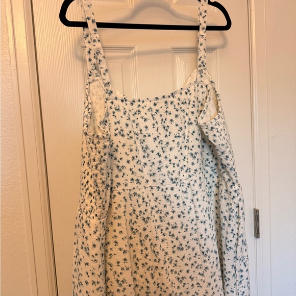 Smocked Button Down Midi Dress Torrid NWT - Picture 9 of 12